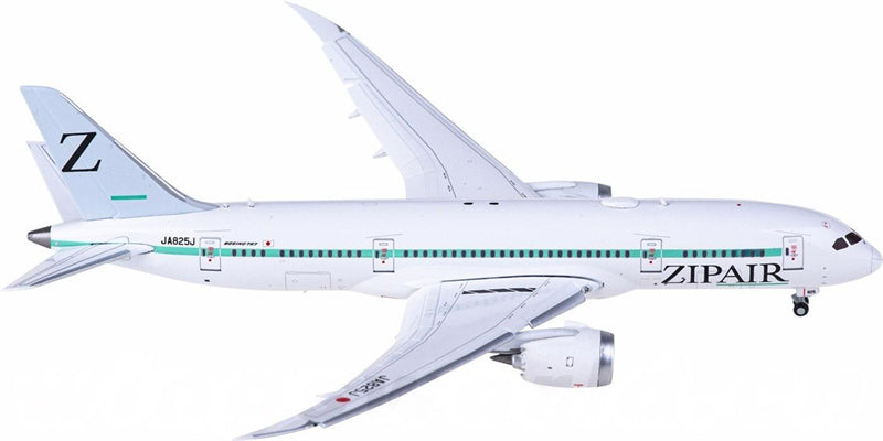 JC Wings ZIPAIR Boeing 787-8 Dreamliner JA825J Flaps Down 1:400 Diecast Model view 2