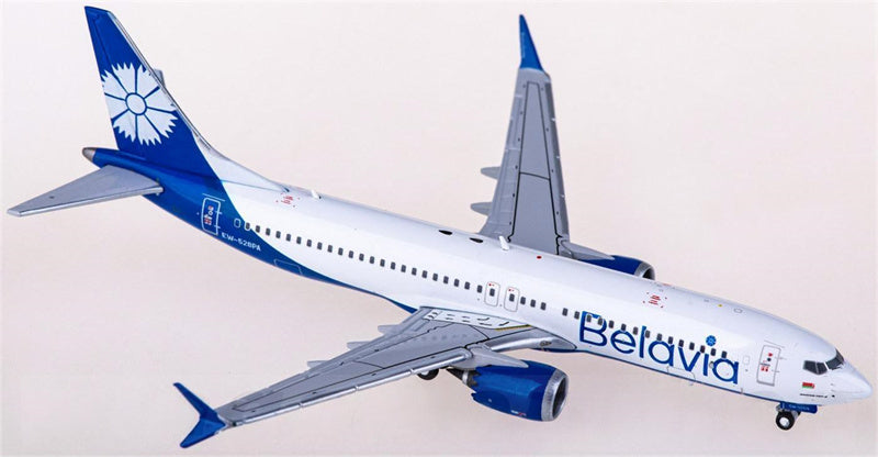 JC Wings Belavia Boeing 737 MAX 8 EW-528PA 1:400 Diecast Model view 3