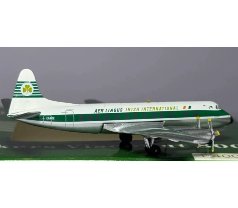 Aeroclassics 1:400 Aer Lingus BAC 1-11 & Vickers Viscount 800 EI-AOE & EI-ANF  DIECAST Model