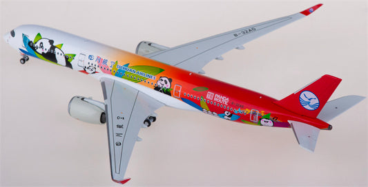 NG Models Sichuan Airlines for Airbus A350-900 B-32AG 1:400 Airplane Pre-built  Airliner Model Display