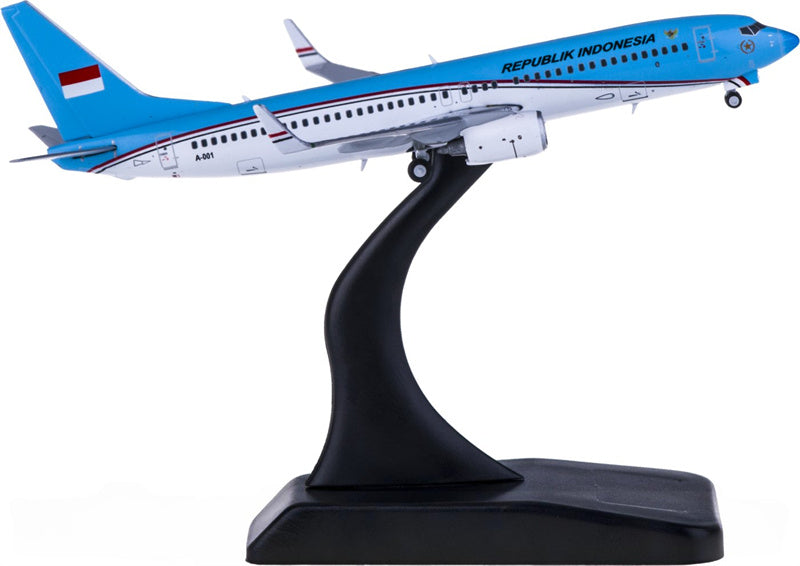 JC Wings Indonesia Air Force Boeing 737-800 A-001 1:400 Diecast Model view 1
