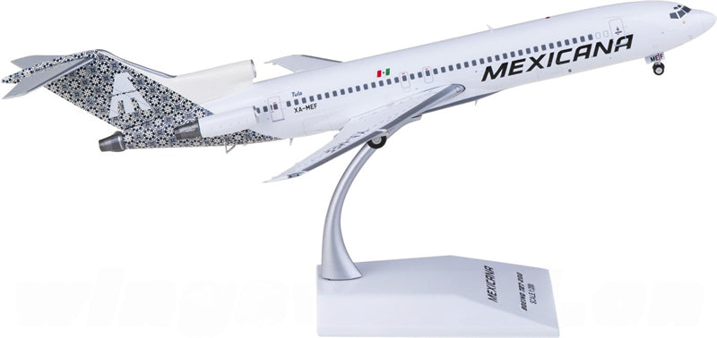 JC Wings Mexicana Boeing 727-200 XA-MEF 1:200 Diecast Model view 4