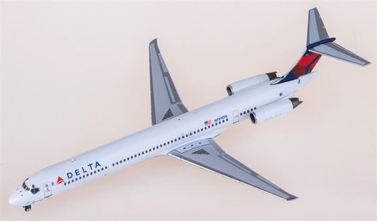 NG Models Delta Air Lines McDonnell Douglas MD-88 N999DN 1:400 Diecast Model view 1