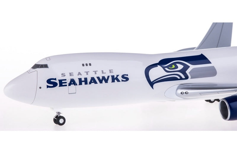 Hogan Seattle Seahawks Boeing 747-8F N770BA 1:200 Aircraft PLUG-IN  Airliner Model Display