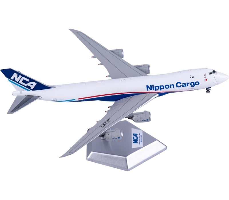HX Models 1:400 Nippon Cargo Airlines Boeing 747-8F JA12KZ Interactive Series DIECAST Model