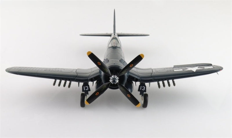 Hobby Master F4U-4 Corsair White 13 Capt. Kenneth Walsh (21 kills) VMF-222 Okinawa 1945 1:48 Airplane Pre-built Model