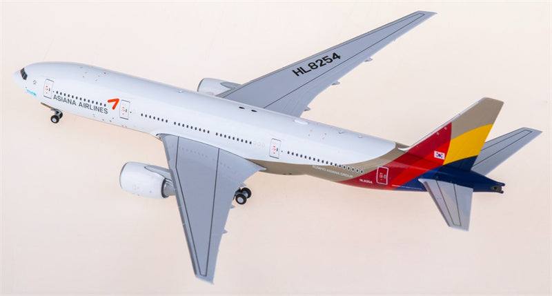 NG Models Asiana for Boeing 777-200ER HL8254 1:400 Airplane Pre-built  Airliner Model Display