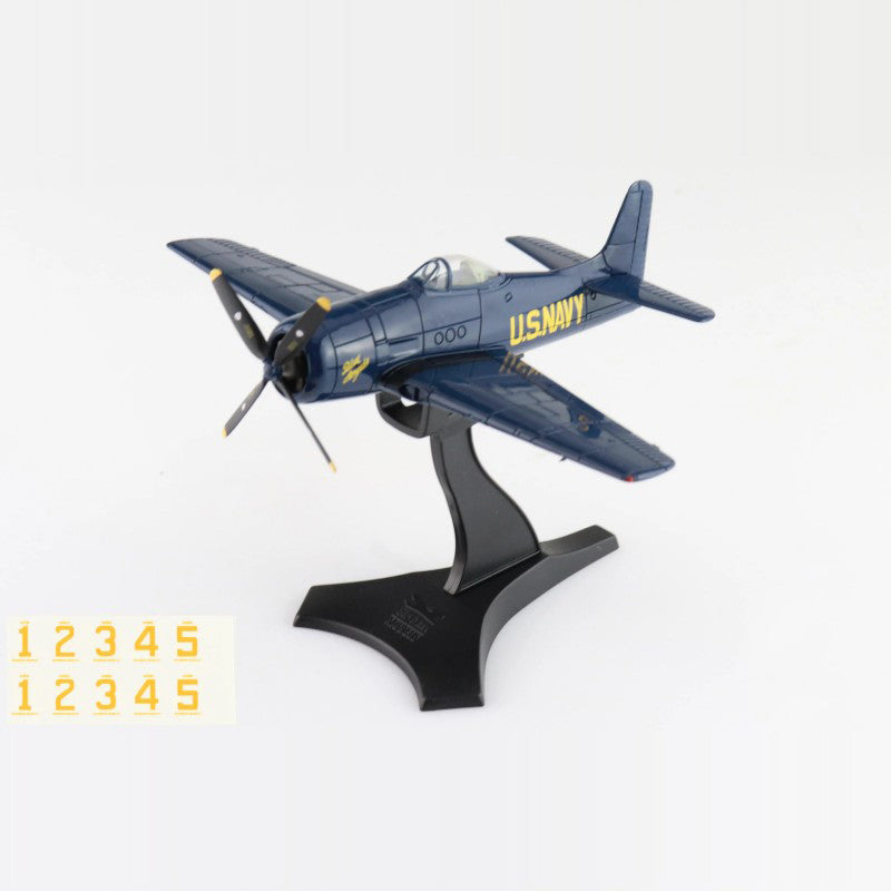 SkyMax US Navy F8F-1B Blue Angels 1:72 Model 1946  with decals for 1 to 5 airplanes