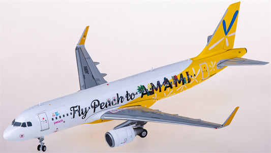 JC Wings Peach Aviation Airbus A320 JA08VA 1:200 Diecast Model view 1