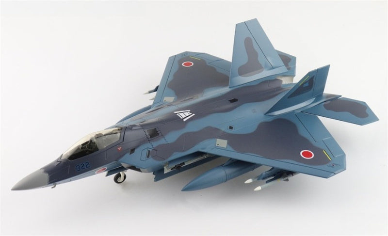 Hobby Master F-22 Sea Camouflage 37-8322 3rd SQ J (pseudo scheme) (with 8 x AAM-3 under the wings) 1:72 Airplane Pre-built Model
