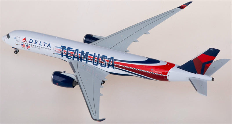 NG Models Delta Air Lines Airbus A350-900 N521DN 1:400 Aircraft Pre-built  Airliner Model Display
