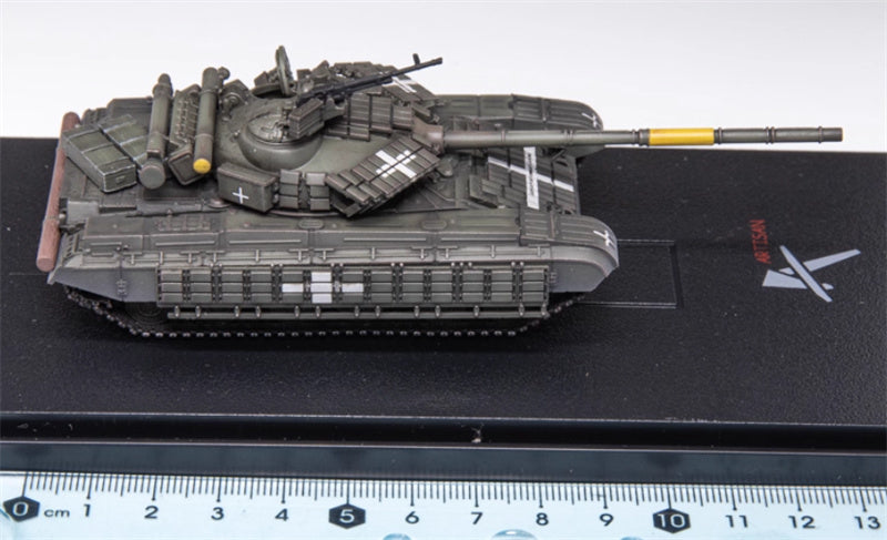 ARTISAN Ukrainian T-64BV main battle tank Wearing skirt armor 1:72 Tank Pre-built Model