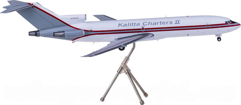 Geminijets Kalitta Air for Boeing 727-200 N726CK 1:200 Airplane Pre-built  Airliner Model Display