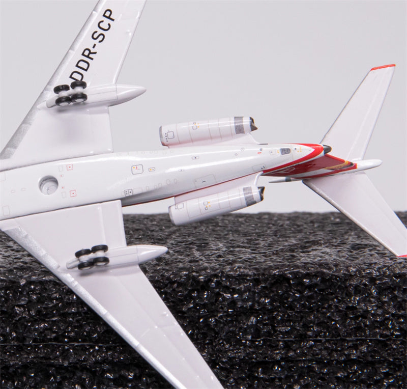 PandaModel Interflug TU-134A DDR-SCP 1:400 Aircraft Pre-built Model