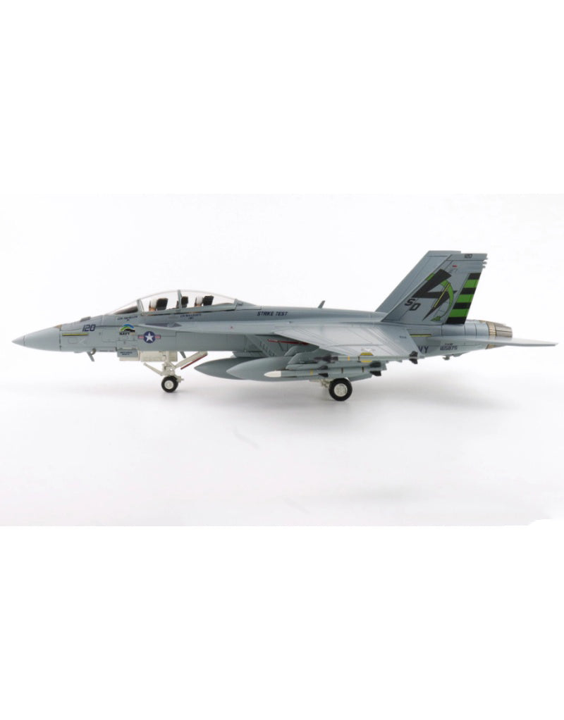 HOBBY MASTER Patuxent River F/A-18F VX-23 1:72 Model 2011  Green Hornet 165875