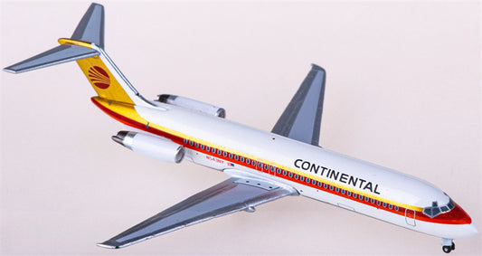 AeroClassics Continental Airlines for McDonnell Douglas DC-9-32 N543NY 1:400 Airplane Pre-built  Airliner Model Display