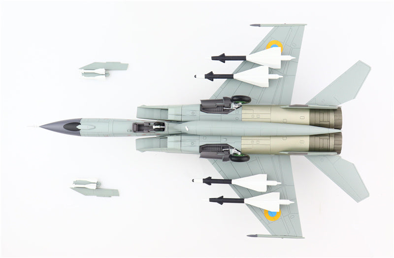 HOBBY MASTER MIG-25PDS Foxbat Red 87 933rd FAR Air Defense of Ukraine 1995 1/72 Aircraft Pre-built Model