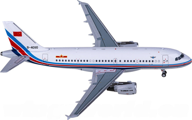 NG Models PLAAF Airbus A319 B-4090 1:400 Diecast Model view 3