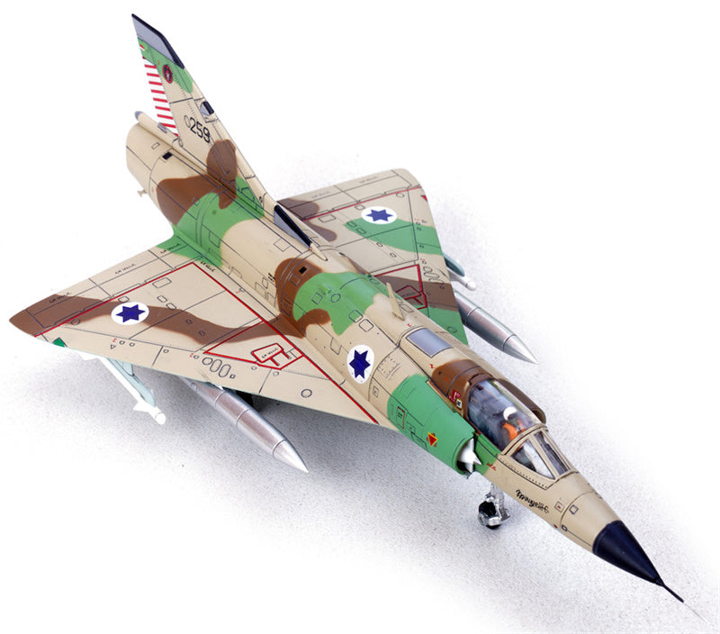 Panzerkampf Mirage IIICJ IDFAF Israeli Air ce 259 (mer 59) Tayeset 101 Hatzor Air Base lsrael 1971 1:72 Aircraft Pre-built Model