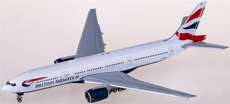 Geminijets British Airways Boeing 777-200ER G-YMMS Flaps Down 1:400 Diecast Model view 1