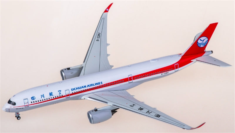 NG Models Sichuan Airlines for Airbus A350-900 B-32MV 1:400 Aircraft Pre-built  Airliner Model Display