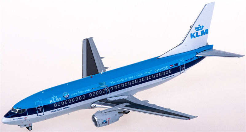 JC Wings KLM Boeing 737-300 PH-BDD 1:200 Diecast Model view 3