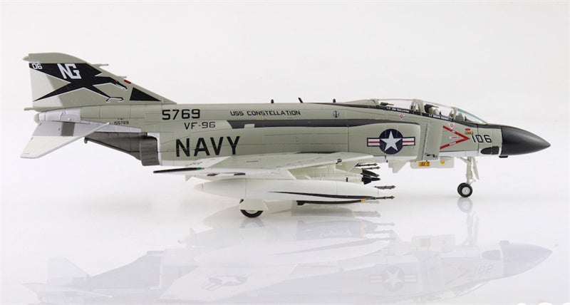 HOBBY MASTER McDonnell Douglas F4J Phantom II Showtime 106 155769 VF-96 USS Constellation May 1972 1:72 Aircraft Pre-built Model
