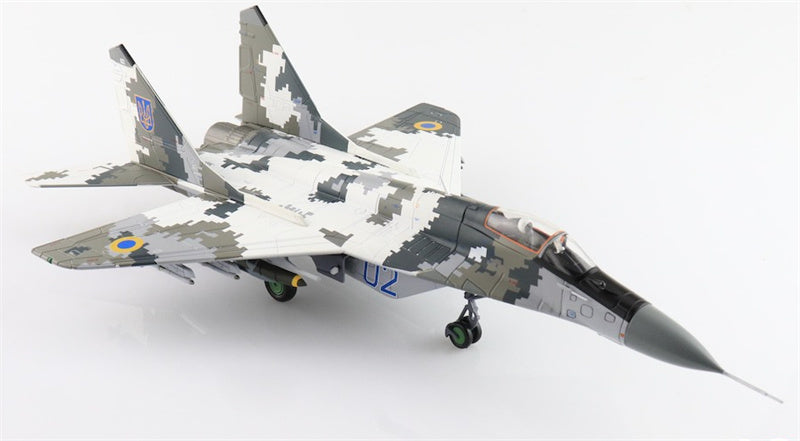 HOBBY MASTER MIG29 9-13 Fulcrum C bort 02 Ukrainian Air Force (with 2 x JDAM-ER 2 x AGM-88) 1:72 Aircraft Pre-built Model