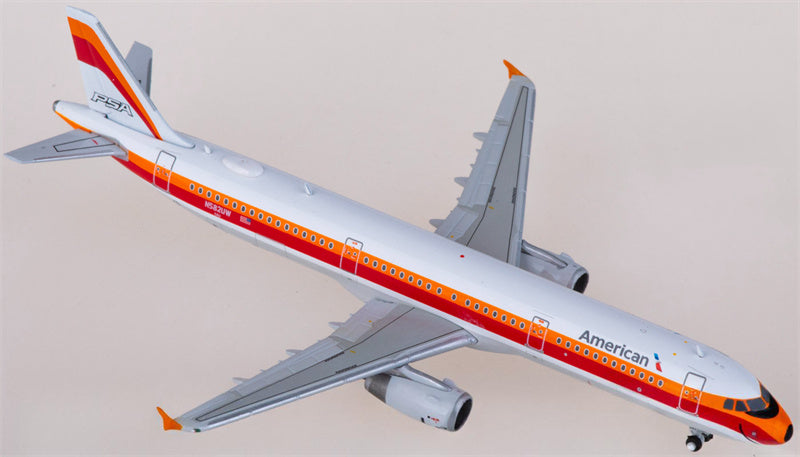 Geminijets American Airlines Airbus A321 N582UW 1:400 Diecast Model view 2