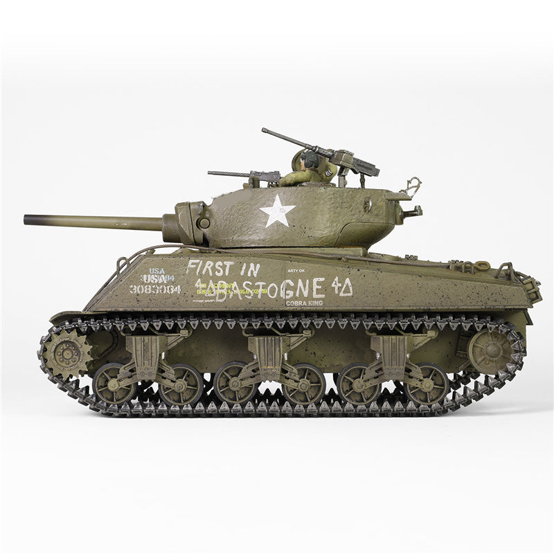 Metal Proud US medium tank Sherman M4A3E2 (75) Jumbo Cobra King 1:32 Tank Pre-built Model