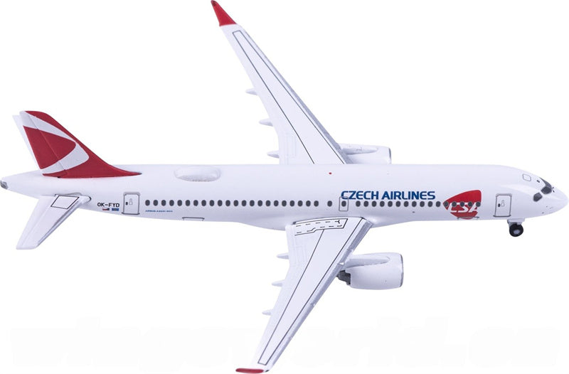 Herpa 1:500 Czech Airlines Airbus A220-300 OK-FYD  Diecast Model