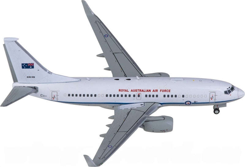 Geminijets RAAF Boeing 737-700W A36-001 1:400 Diecast Model view 1