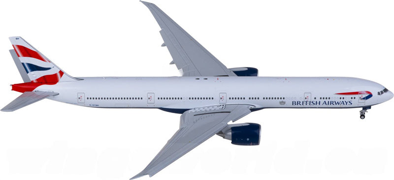 Geminijets British Airways Boeing 777-300ER G-STBH Flaps Down 1:400 Diecast Model view 1