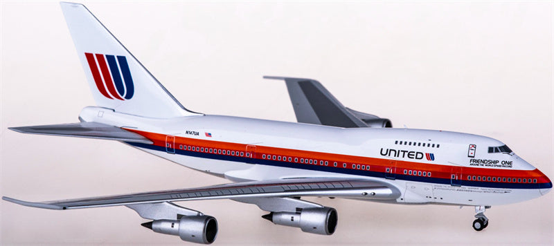 NG Models United Airlines Boeing 747SP N147UA 1:400 Diecast Model view 1