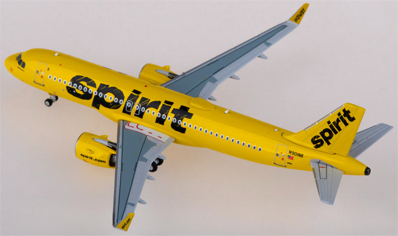 NG Models Spirit Airlines Airbus A320neo N901NK 1:400 Diecast Model view 4