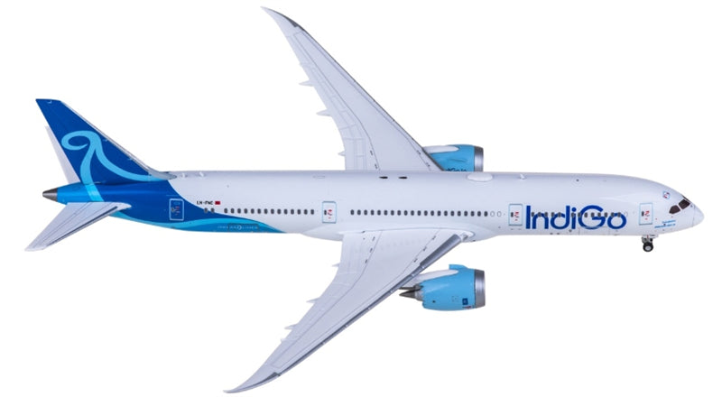 JC Wings Indigo Airlines Boeing 787-9 Dreamliner LN-FNC 1:400 Diecast Model view 4