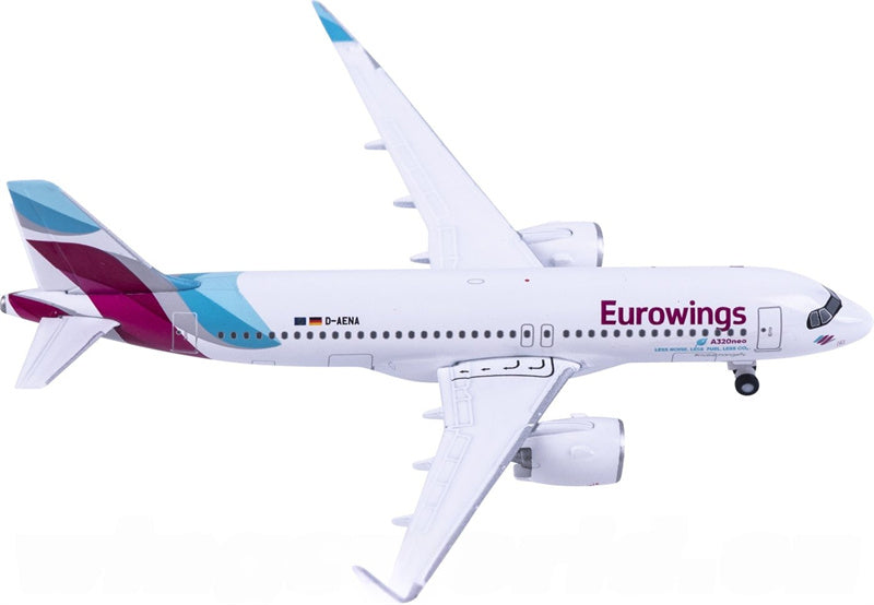 Herpa Eurowings Airbus A320neo D-AENA 1:500 Diecast Model view 3