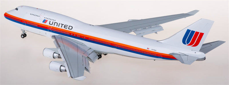 Geminijets United Airlines Boeing 747-400 N175UA Flaps Down 1:200 Diecast Model view 3