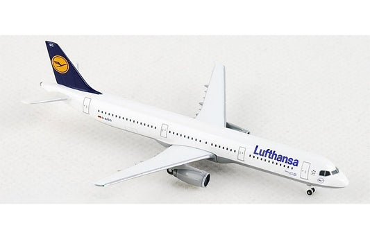 Herpa Lufthansa Airbus A321-100 D-AISG 1:500 Aircraft Pre-built  Airliner Model Display
