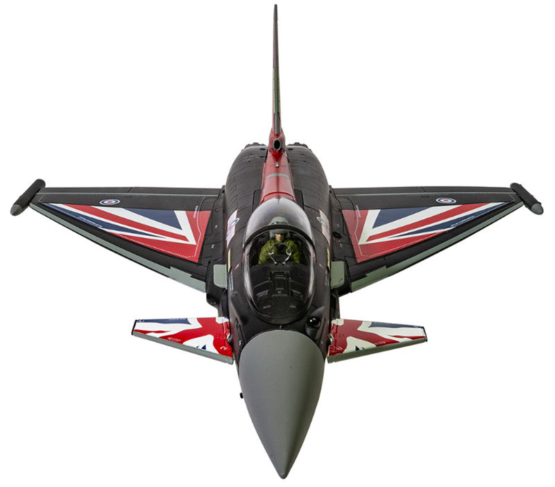 CORGI Eurofighter Typhoon FGR4 Blackjack RAF Coningsby 2022 RAF Typhoon Display 1:48 Aircraft Pre-built Model