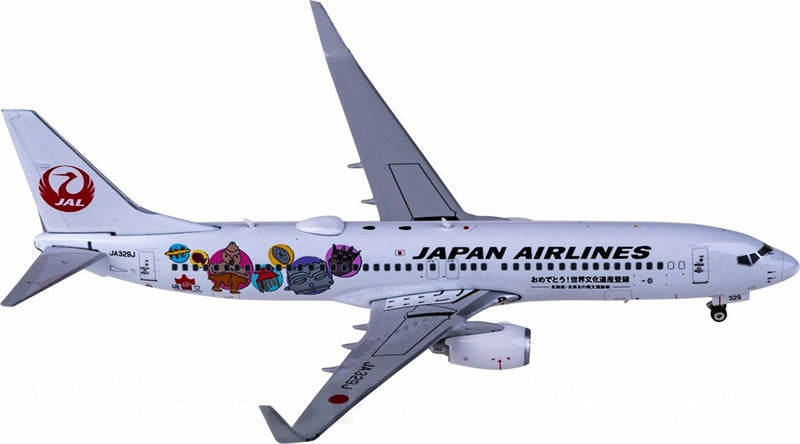 Phoenix Japan Airlines Boeing 737-800 JA329J 1:400 Diecast Model view 3