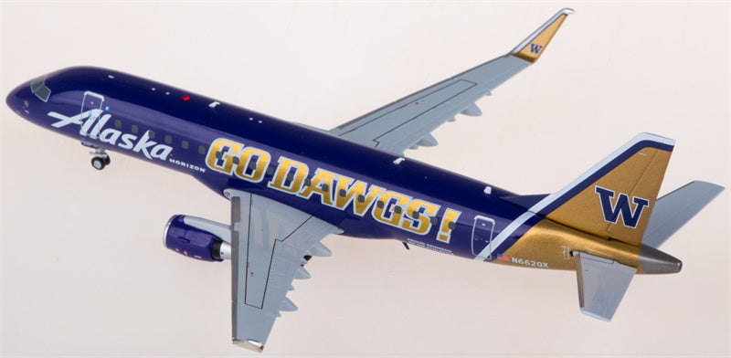 Geminijets Alaska Airlines Embraer ERJ-175LR N662QX 1:200 Aircraft Pre-built  Airliner Model Display