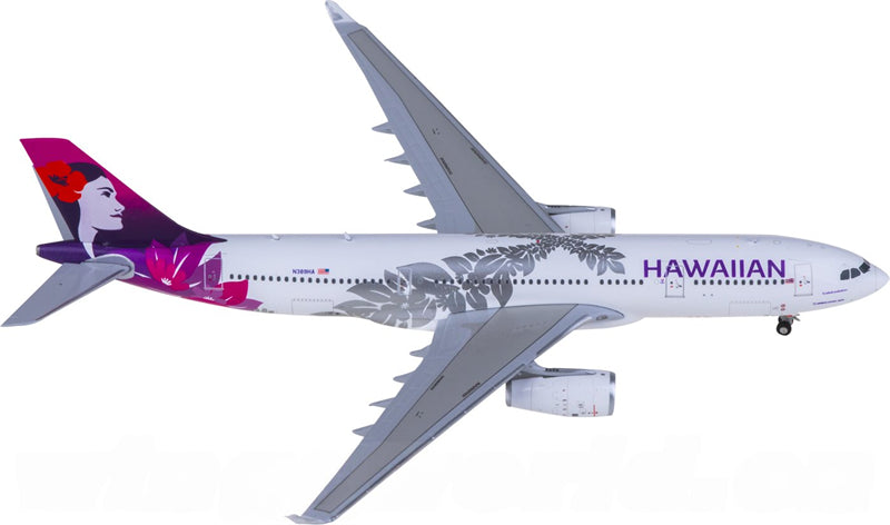 Geminijets Hawaiian Airlines Airbus A330-200 N389HA 1:400 Diecast Model view 2