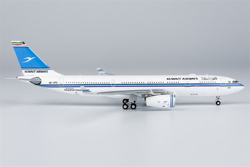 NG Models Kuwait Airways Airbus A330-200 9K-APD 1:400 Aircraft Pre-built  Airliner Model Display