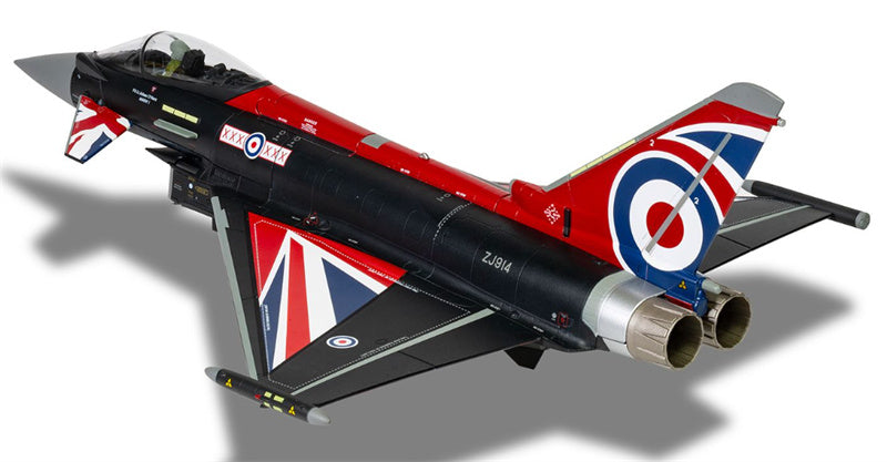 CORGI Eurofighter Typhoon FGR4 Blackjack RAF Coningsby 2022 RAF Typhoon Display 1:48 Aircraft Pre-built Model