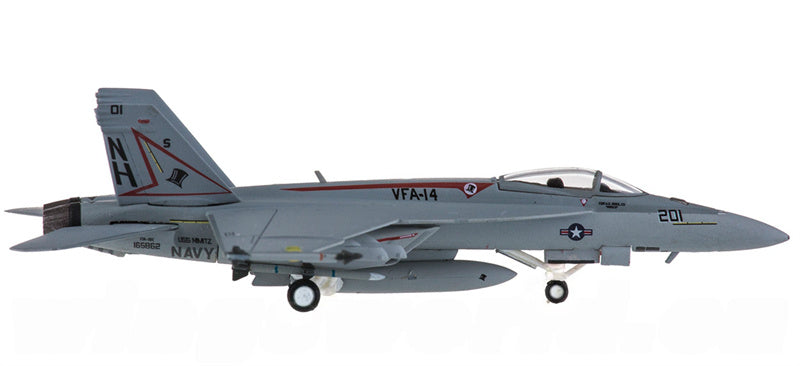 Hogan F/A-18E Super Hornet VFA-14 Tophatters NH201 1:200 Diecast Model view 2