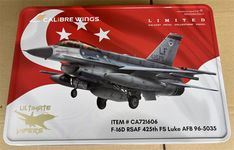 Calibre Wings F-16D RSAF 425th FS Luke AFB 96-5035 Limited Edition 700PCS ONLY 1:72 Aircraft Pre-built Model