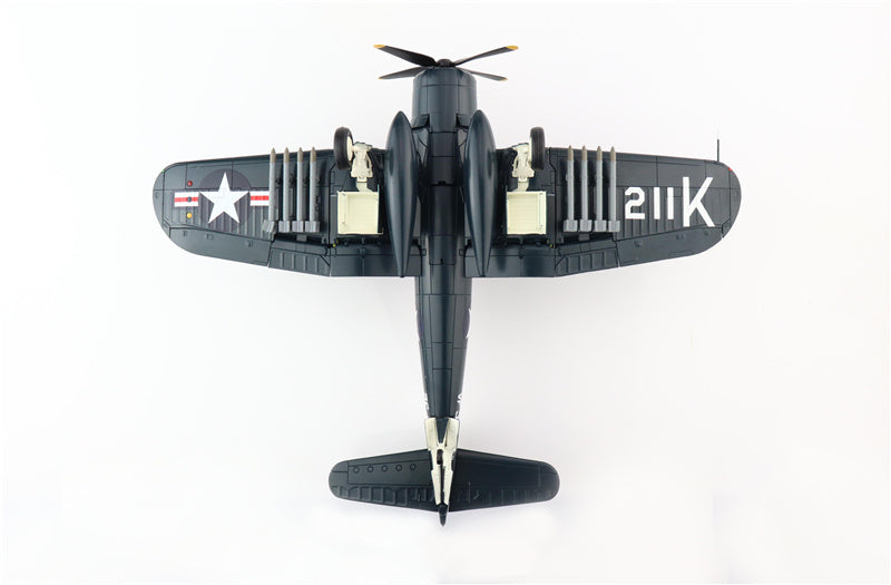 HOBBY MASTER F4U-4 Corsair White 211 97231 flown by Ensign Jesse L. Brown VF-32 USS Leyte 4th Dec 1950 1/48 Aircraft Pre-built Model