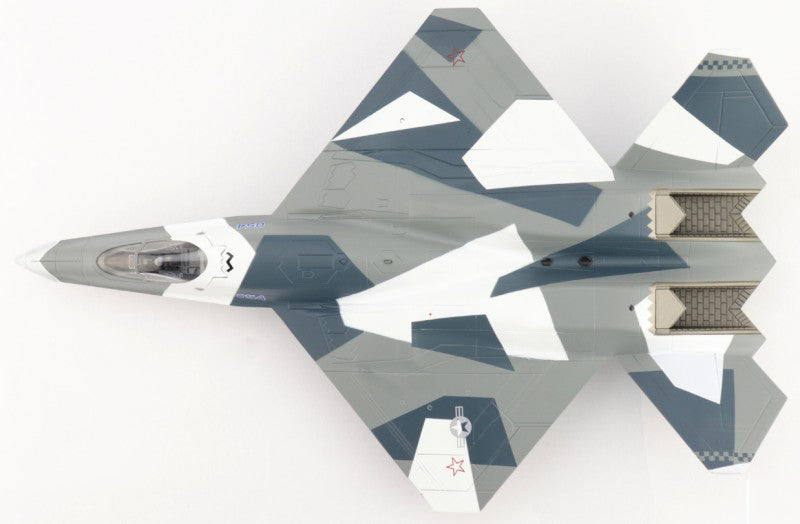 HOBBY MASTER USAF / Nellis AFB F-23 65th AGRS 1:72 Model   Su-57 Aggressor Scheme Blue 054 / AF 04-4054