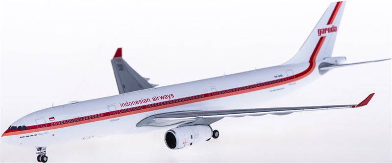 JC Wings Garuda Indonesia Airbus A330-300 PK-GHD Retro Livery 1:400 Diecast Model view 1